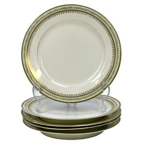 Imperial Crown China Austria Rare Antique IMQ13 Salad Plates 8.25" Set of 5